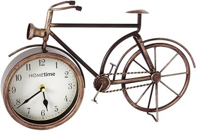 Metal Tin Bicycle Clock - Cyclist Clock Gift