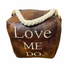 Love Me Do ♪ Doorstop Cube - Beatles Lovers Door Stopper Gift