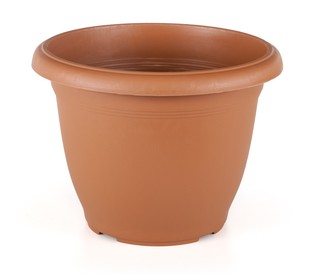 NV 26cm Round Terracotta Plastic Planter Plant Pot