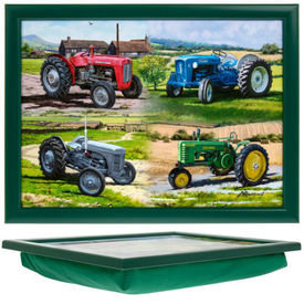 Tractors  Laptray with Cushioned bean bag base by The Leonardo Collection