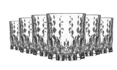 RCR Marilyn Set of 6 Whisky Glasses 340ml Capacity