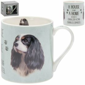 The Leonardo Collection Cavalier King Charles Spaniel Mug - A House is Not Home without a Cavalier King Charles Spaniel