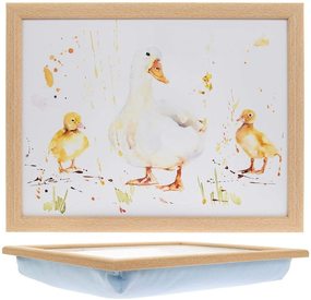 Country Life Duck Laptray with Cushioned Bean Bag Base by The Leonardo Collection