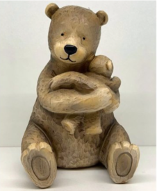 Bear Ornament hugging Baby Bear Gift