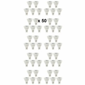 50x Luceco GU10 Non Dimmable 3.2W LED Lightbulb Lamp 210lm 4000K Natural White