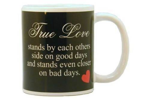 True Love Mug Brand New in Box Fine Porcelain Inspirational Romantic Anniversary