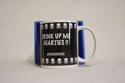 Skull Pirate's Coffee Mug Gift Present New in Box