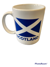 Scotland Flag Tea Mug New in Box - Scotland Souvenir Gift Present