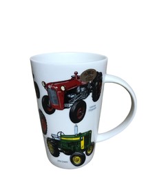 Tractors Latte Mug - Fine China Mug : Massey Ferguson John Deere David Brown