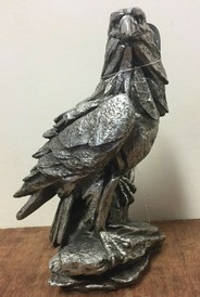 Silver Colour Eagle Statue by Leonardo Collection