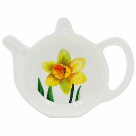 Melamine Daffodil Teabag Tidy Kitchen Utensil Plastic Tea Bag Holder New