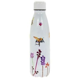 500ml Busy Bee Stainless Steel Water Bottle Insulated Metal Sport & Gym Drinks Flask