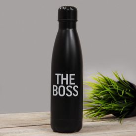 500ml The Boss Stainless Steel Water Bottle Insulated Metal Sport & Gym Drinks Flask