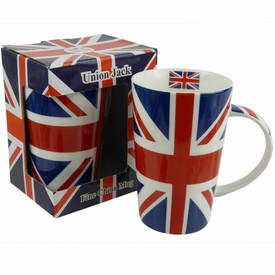 Union Jack Latte Mug Gift Boxed UK Souvenir London