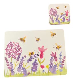 Floral Placemat and Coasters