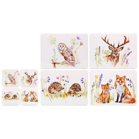 Animal Placemat and Coasters