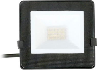 Luceco 10W Black LED Eco Slimline Floodlight 11.4cm x 11.4cm x 5.2cm