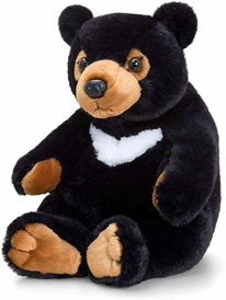 Keel Toys Black 25cm Cuddly Sun Bear Cuddly Soft Toy Plush /Teddy