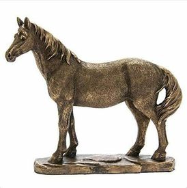 Reflections Bronze Colour Horse Statue by Leonardo Collection
