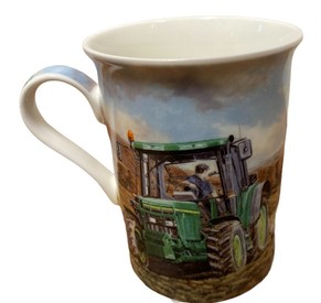 Fine Bone China Green Tractor Mug by Leonardo Collection