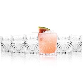 RCR Oasis 6x Crystal Whisky Glasses Italian Whiskey Drinking Cocktail Glasses