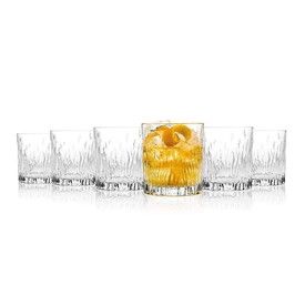 Fire RCR Set of 6 Whisky Glasses 240ml BNIB Crystal Glass Whiskey Glasses NEW