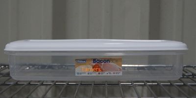 Bacon Storage Food Box Container 1Ltr, Keep Bacon Rashers Fresh
