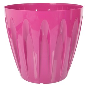 45cm Plastic Round Cherry Pink Plant Pot