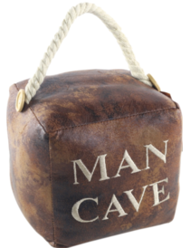 Man Cave Doorstop Cube