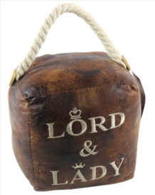 Lord & Lady Doorstop Cube