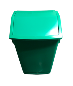 Addis Plastic 60L Green Recycle Bin Kitchen Rubbish Bin Waste Dustbin Recycle Blue Box