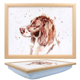 SPRINGER SPANIEL LAPTRAY with Cushioned bean bag base by Leonardo Collection