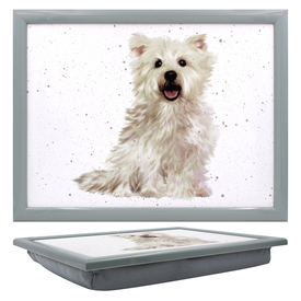 WESTIE LAPTRAY with Cushioned bean bag base by Leonardo Collection