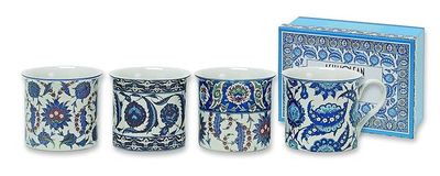 Isnik Set of 4 Fine China Mugs by Heath McCabe