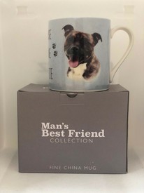 The Leonardo Collection Staffie Mug - A House is Not Home without a Staffie