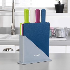 Salter Set of 4 Chopping Boards -Multi-Colour