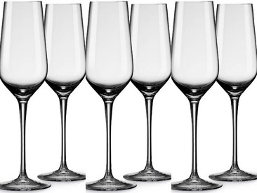 Villeroy & Boch Set of 6 Champagne Flute Glasses 252ml