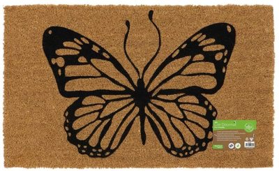 Latex Backed Butterfly Doormat Coir