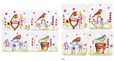 Garden Birds Set of 4 Table Placemats & Coasters