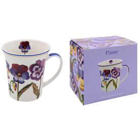 The Leonardo Collection Pansy Flower Mug Fine China