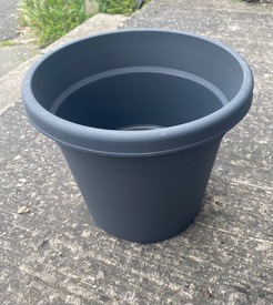 Self-Watering 21cm Round Grey Grow Pot