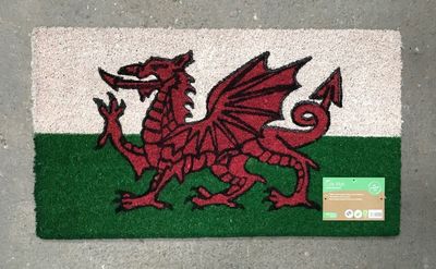 Welsh Dragon Wales Coir Door Mat
