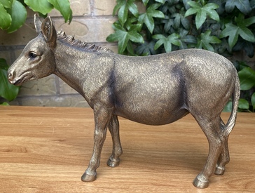 Bronze Effect Large Donkey Ornament Figurine by Leonardo Collection LP43119
