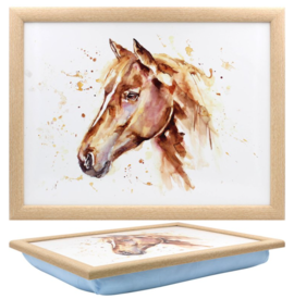 Horse Laptray with Cushioned Bean Bag Base by The Leonardo Collection