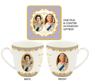 Queen Elizabeth II Mug and Coaster Gift Set LP18203