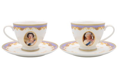 Queen Elizabeth II Cup and Saucer Set LP18218