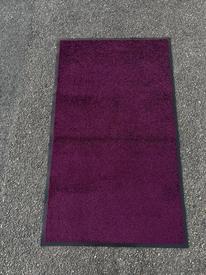 Purple  Door Mat Barrier 90cm x 150cm Hall Rug Non Slip Washable