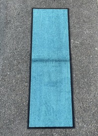 Turquoise Runner Barrier Mat 60cm x 180cm Hall Rug Non Slip Washable