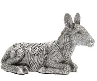 Silver Colour Donkey Statue LP47807