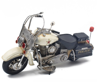 The Leonardo Collection Police Motorbike Tin Model
